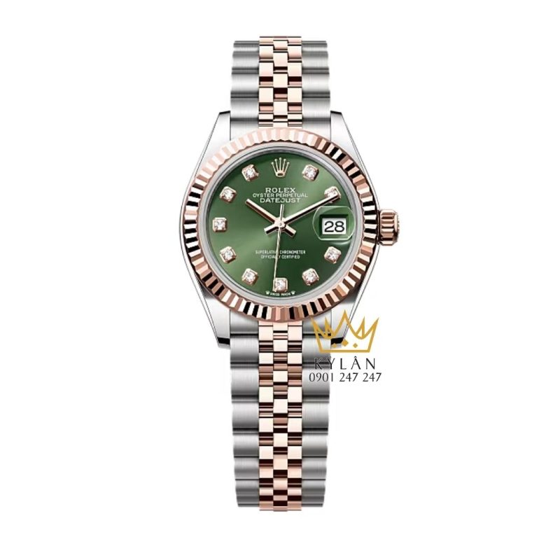 Đồng hồ Rolex Lady Datejust 28 demi xanh olive 279171-0007