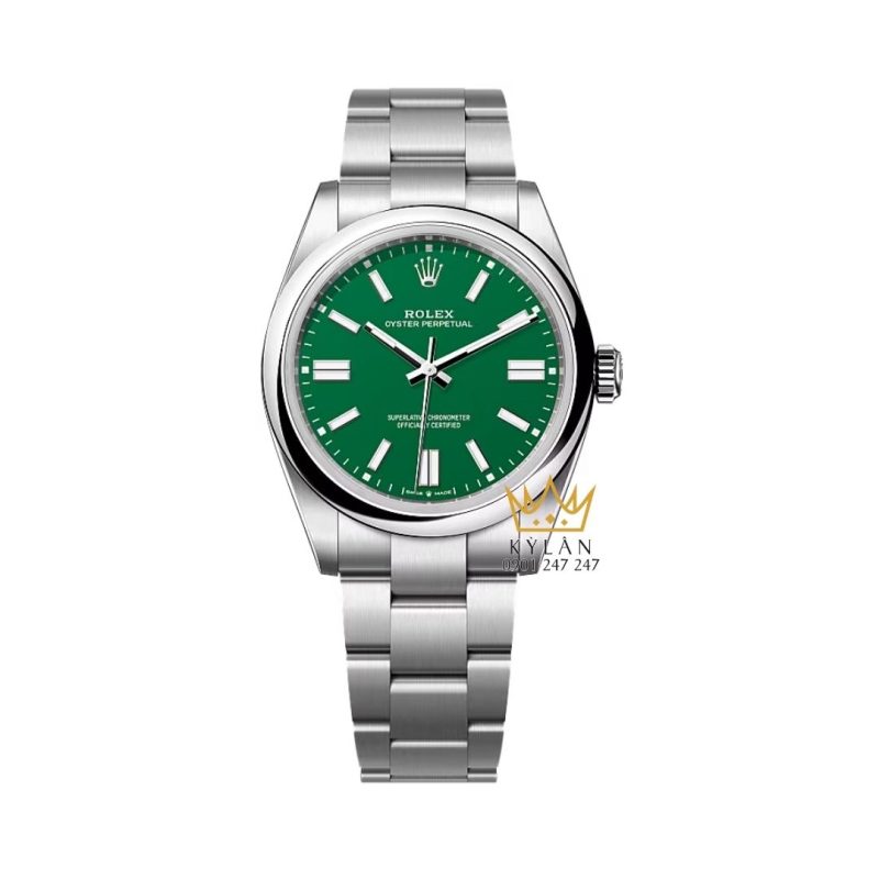 Đồng hồ Rolex Oyster Perpetual 41 134300-0004 mặt số xanh lá