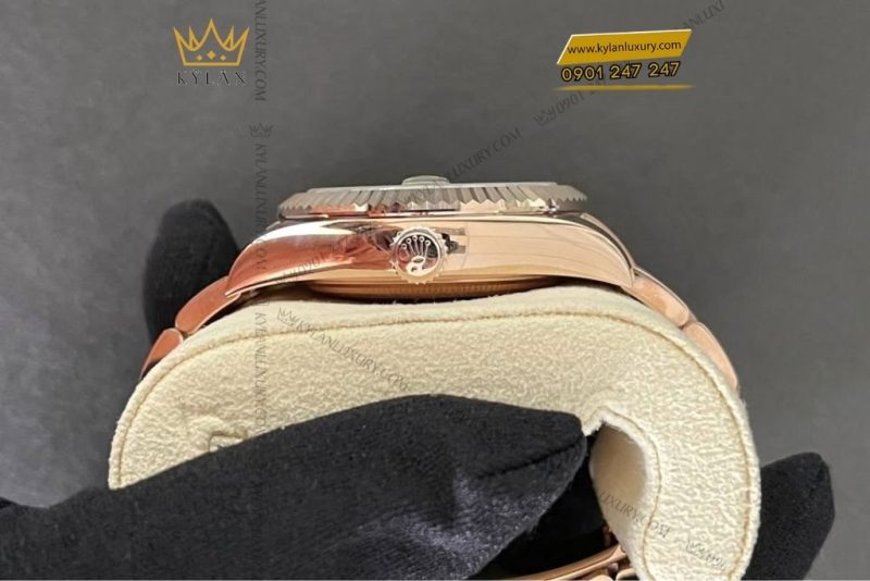 Đồng hồ Rolex Sky-Dweller vàng hồng mặt xám 336935-0008