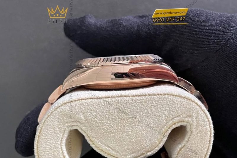 Đồng hồ Rolex Sky-Dweller vàng hồng mặt xám 336935-0008