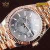 Đồng hồ Rolex Sky-Dweller vàng hồng mặt xám 336935-0008