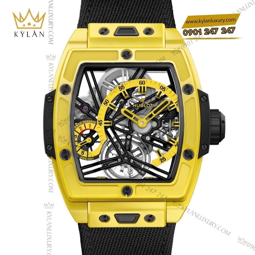 Kỳ Lân Luxury ublot spirit of big bang tourbillon yellow magic 42mm 3 Đồng hồ Hublot Spirit of Big Bang Tourbillon Yellow Magic