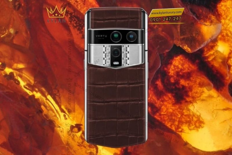 Điện thoại Vertu Agent Q Amber Brown 1TB