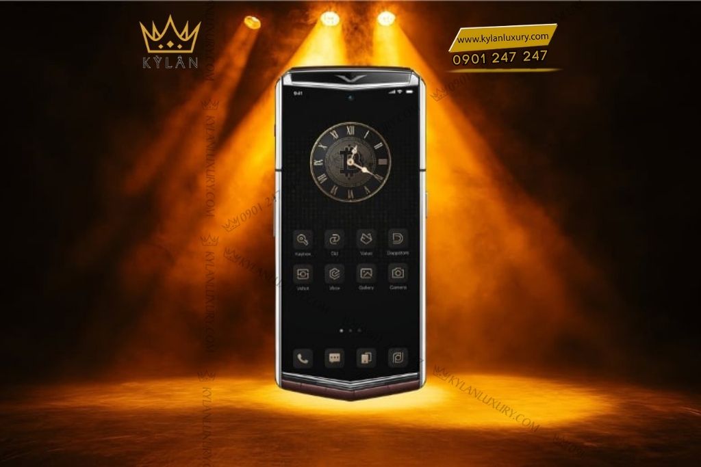 Kỳ Lân Luxury vertu agent q amber brown 1tb 4 Điện thoại Vertu Agent Q Amber Brown 1TB