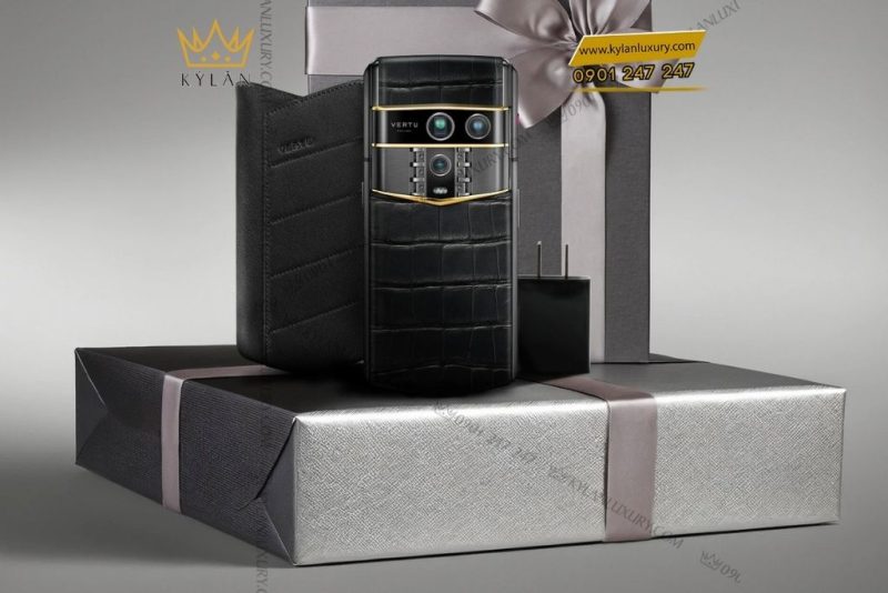 Điện thoại Vertu Agent Q Black Premium Quint Gold 1TB