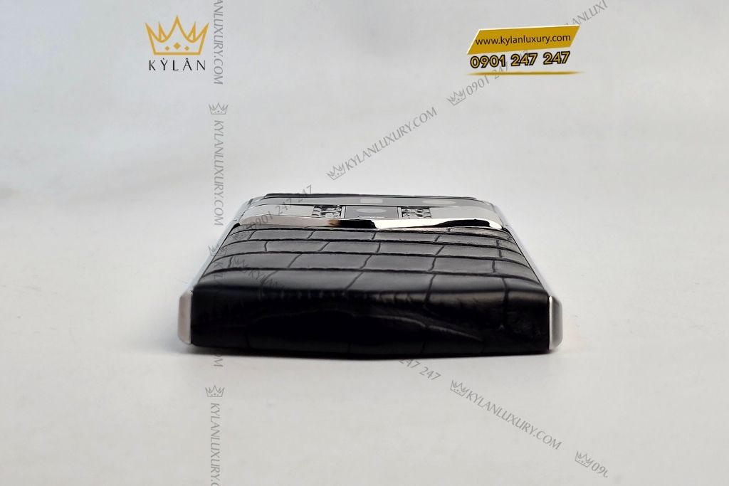 Kỳ Lân Luxury vertu agent q iron black alligator 1tb 9 1 Điện thoại Vertu Agent Q Black Alligator 1TB