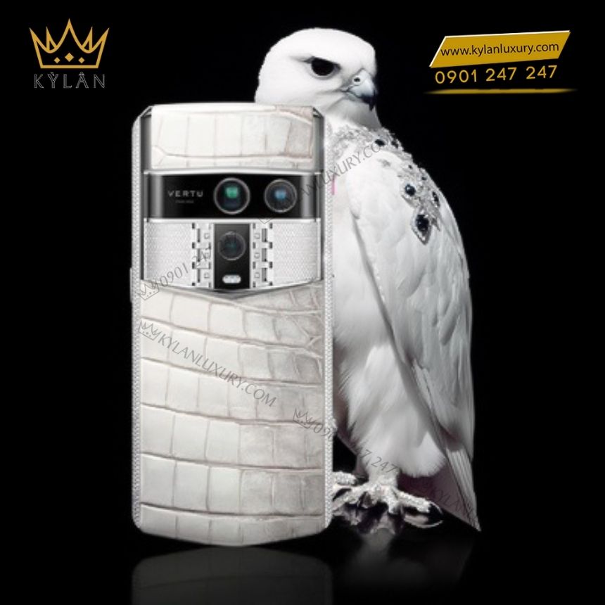 Kỳ Lân Luxury vertu agent q silver advanced set himalaya alli 1tb 4 Điện thoại Vertu Agent Q Himalaya 1TB