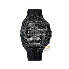 Hublot Spirit of Big Bang Sang Bleu All Black Pavé 42mm