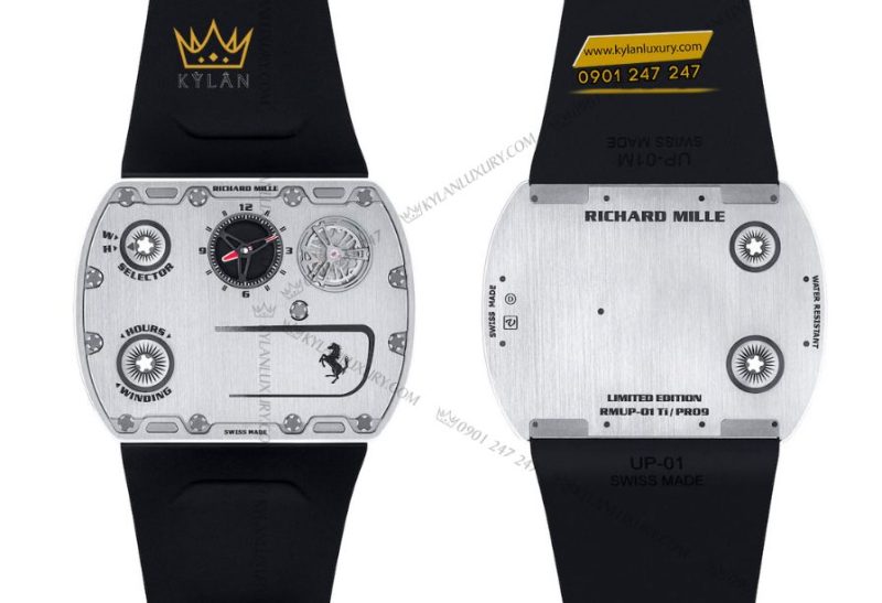 Richard Mille RM UP-01 Ferrari siêu mỏng 1.75 mm nhìn trực diện