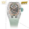 Richard Mille RM 75-01 Flying Tourbillon Sapphire với vỏ sapphire trong suốt và kiến trúc cơ khí tinh xảo