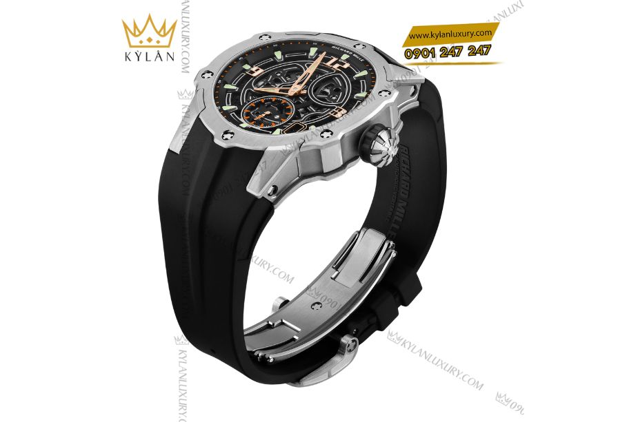 Cận cảnh calibre RMXP3 skeleton siêu mỏng của Richard Mille RM 33-03.