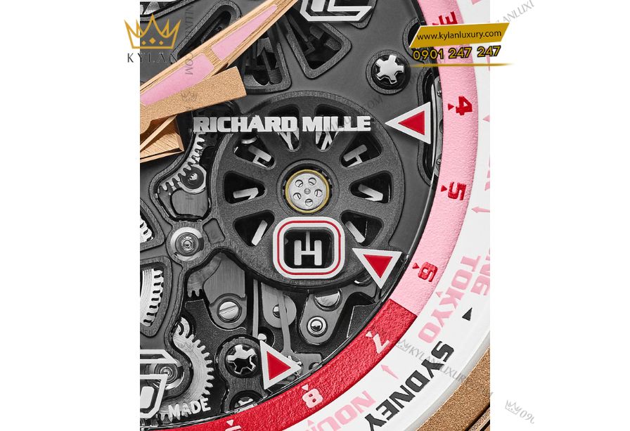 Kỳ Lân Luxury 5 16 Richard Mille RM 63-02 Automatic Winding Worldtimer
