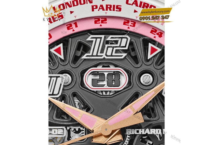 Kỳ Lân Luxury 6 13 Richard Mille RM 63-02 Automatic Winding Worldtimer