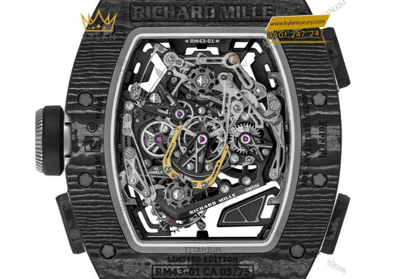 RM 43-01 Manual Winding Tourbillon Split-Seconds Chronograph Ferrari