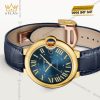 Đồng hồ Cartier Ballon Bleu vàng vàng xanh dương WGBB0063