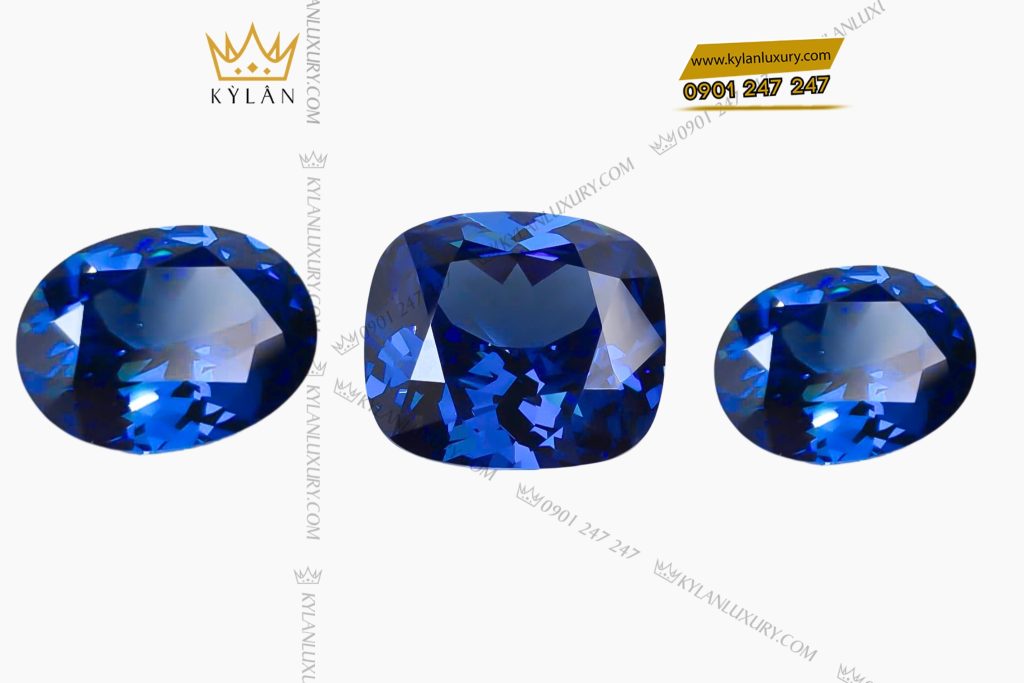 Đá Sapphire xanh đậm