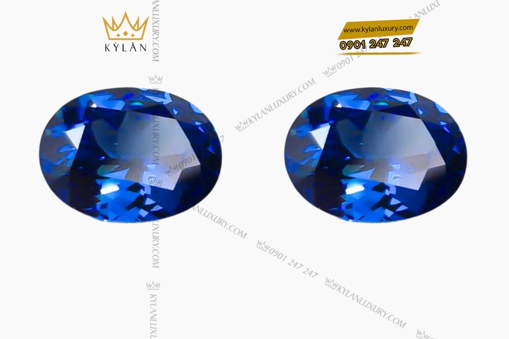 Đá Sapphire xanh đậm