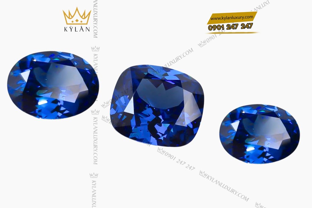 Đá Sapphire xanh đậm