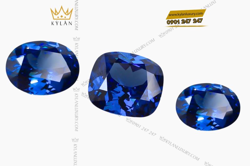 Đá Sapphire xanh đậm