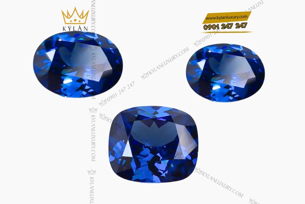 Đá Sapphire xanh đậm