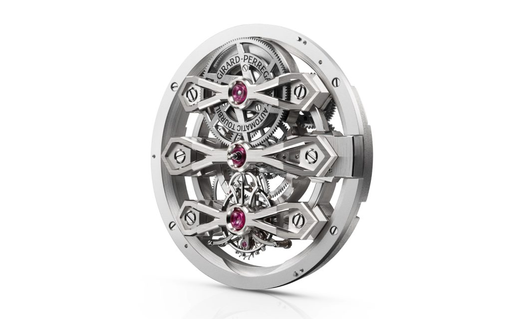 Kỳ Lân Luxury Dong ho Girard Perregaux Laureato Three Gold Bridges 3 Đồng hồ Girard-Perregaux Laureato Three Gold Bridges