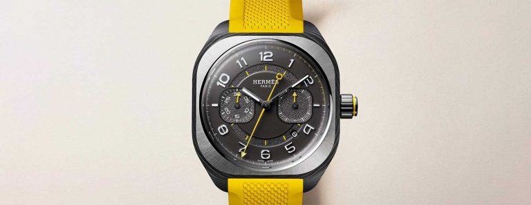 Đồng hồ Hermès H08 Chronograph Monopusher Naples Yellow 1 Kỳ Lân Luxury Dong ho Hermes H08 Chronograph Naples Yellow 5 Đồng hồ Hermès H08 Chronograph Monopusher Naples Yellow
