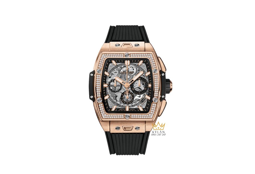 Hublot Spirit of Big Bang King Gold Diamonds 42mm với vỏ King Gold và vành kim cương sang trọng