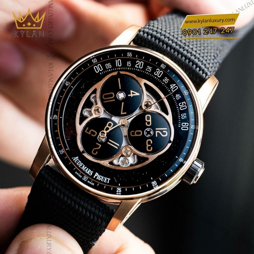 Kỳ Lân Luxury audemars piguet code 11 59 Starwheel vang hong 10 Đồng hồ Audemars Piguet Code 11.59 Starwheel vàng hồng