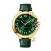 Kỳ Lân Luxury ballon bleu de cartier 40mm vang vang xanh la crwgbb0062 1 Đồng hồ Cartier Ballon Bleu vàng vàng xanh lá CRWGBB0062