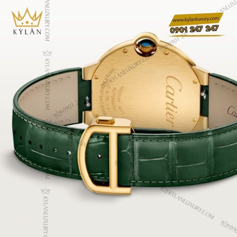 Đồng hồ Cartier Ballon Bleu vàng vàng xanh lá CRWGBB0062