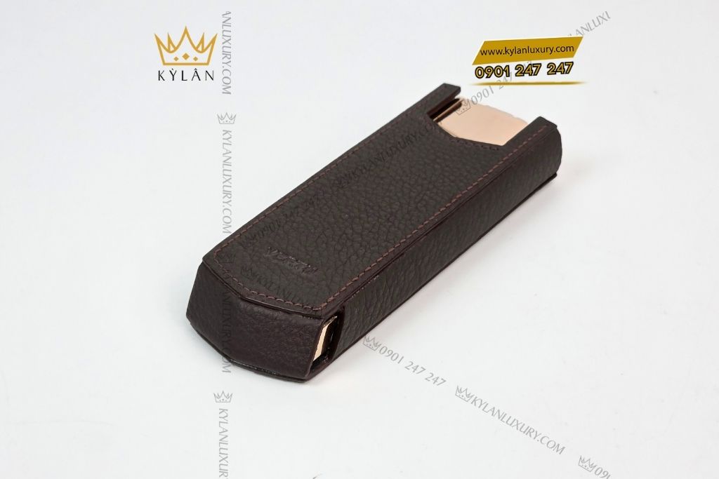 Kỳ Lân Luxury bao da vertu signature s da be nau 15 Bao da Vertu Signature S da bê nâu