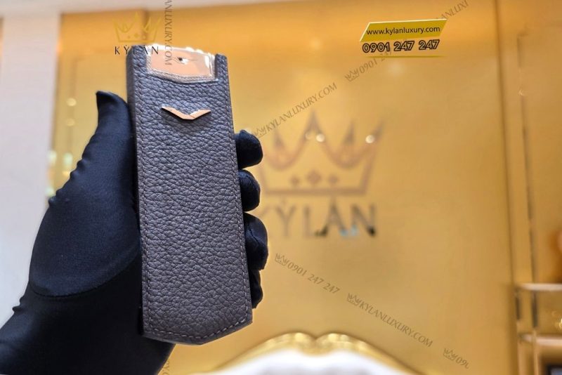 Bao da Vertu Signature S da bê nâu