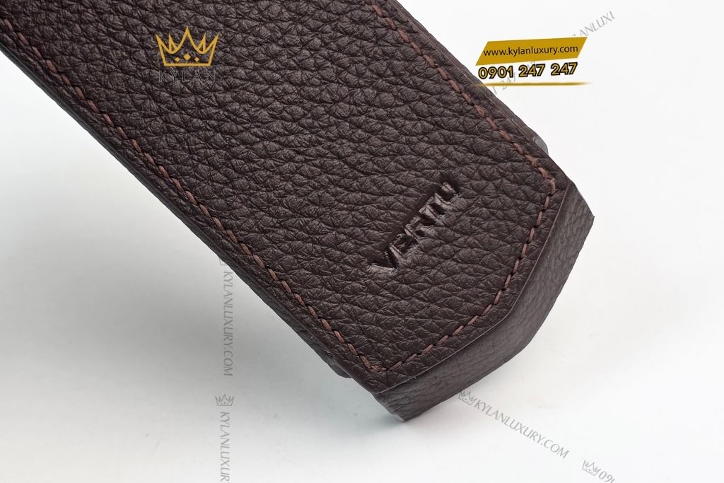 Kỳ Lân Luxury bao da vertu signature s da be nau 9 Bao da Vertu Signature S da bê nâu