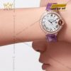 Đồng hồ Cartier Ballon Bleu tím vàng hồng WJBB0009