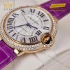 Đồng hồ Cartier Ballon Bleu tím vàng hồng WJBB0009