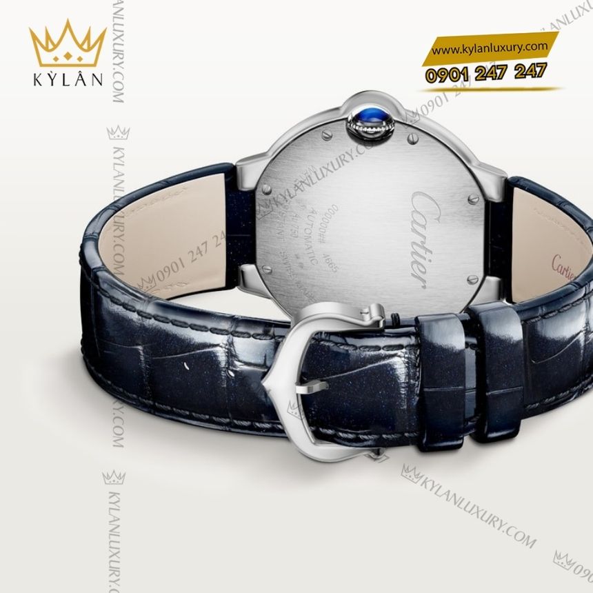 Kỳ Lân Luxury cartier ballon bleu vang trang crwjb0089 3 Đồng hồ Cartier Ballon Bleu vàng trắng Aventurine CRWJBB0089