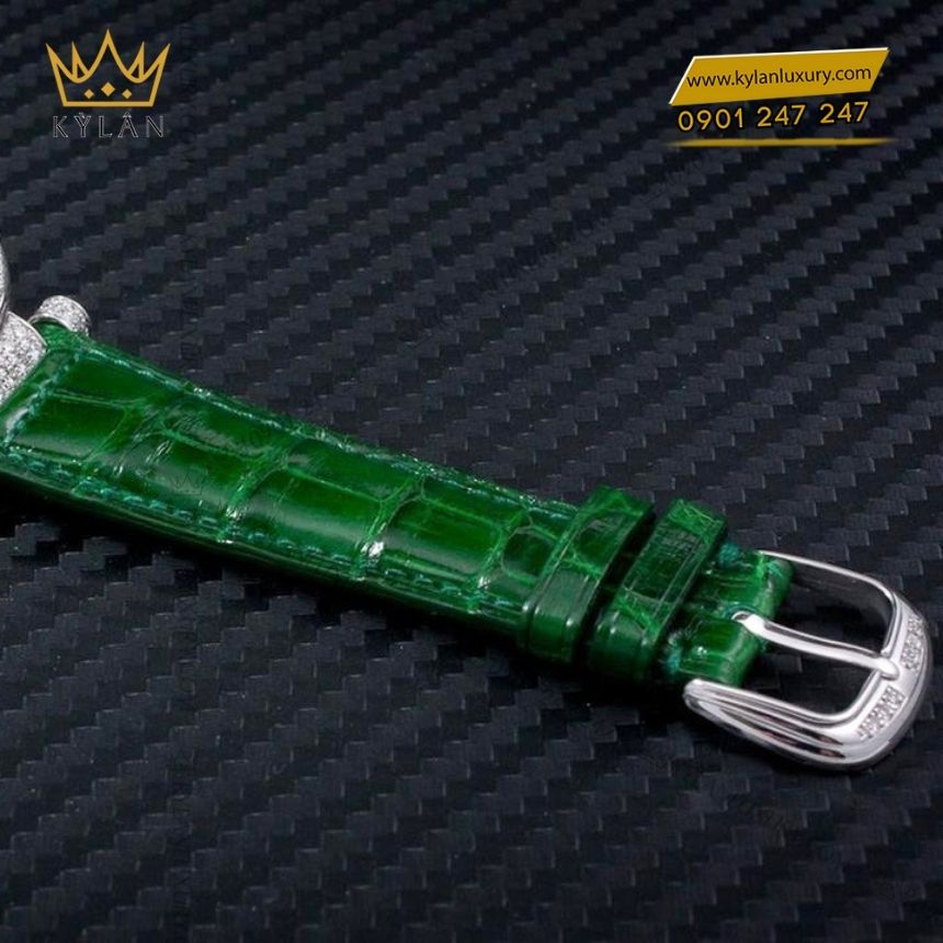 Kỳ Lân Luxury franck muller double mystery full diamond green 6 Đồng hồ Franck Muller Double Mystery Full Diamond Green