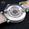 Đồng hồ Franck Muller Double Mystery Full Diamond Green