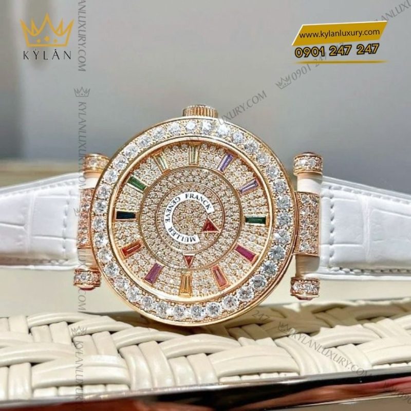Đồng hồ Franck Muller Double Mystery Full Diamond Rose Gold
