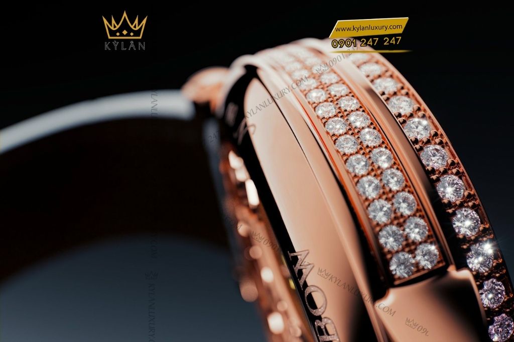 Kỳ Lân Luxury franck muller round skeleton baguette rainbow 31mm 6 Đồng hồ Franck Muller Round Skeleton Baguette Rainbow