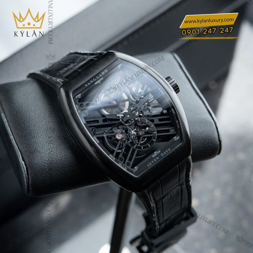 Kỳ Lân Luxury franck muller vanguard skeleton seven days 2 Đồng hồ Franck Muller Vanguard Skeleton Seven Days