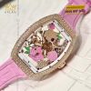 Đồng hồ Franck Muller Vanguard V32 Rose Skeleton Pink Diamond