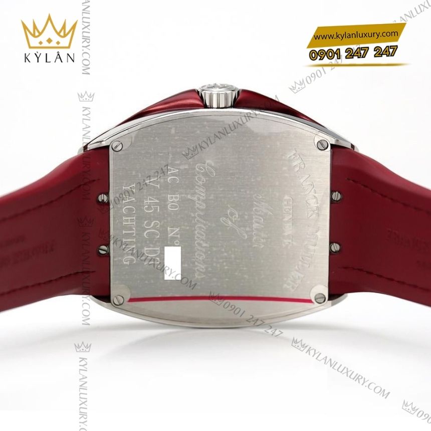 Kỳ Lân Luxury franck muller vanguard yachting red 41mm 3 Đồng hồ Franck Muller Vanguard Yachting Red 41mm