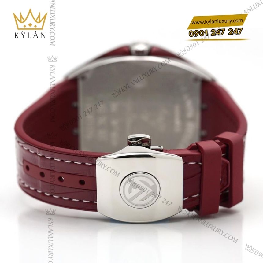 Kỳ Lân Luxury franck muller vanguard yachting red 41mm 6 Đồng hồ Franck Muller Vanguard Yachting Red 41mm