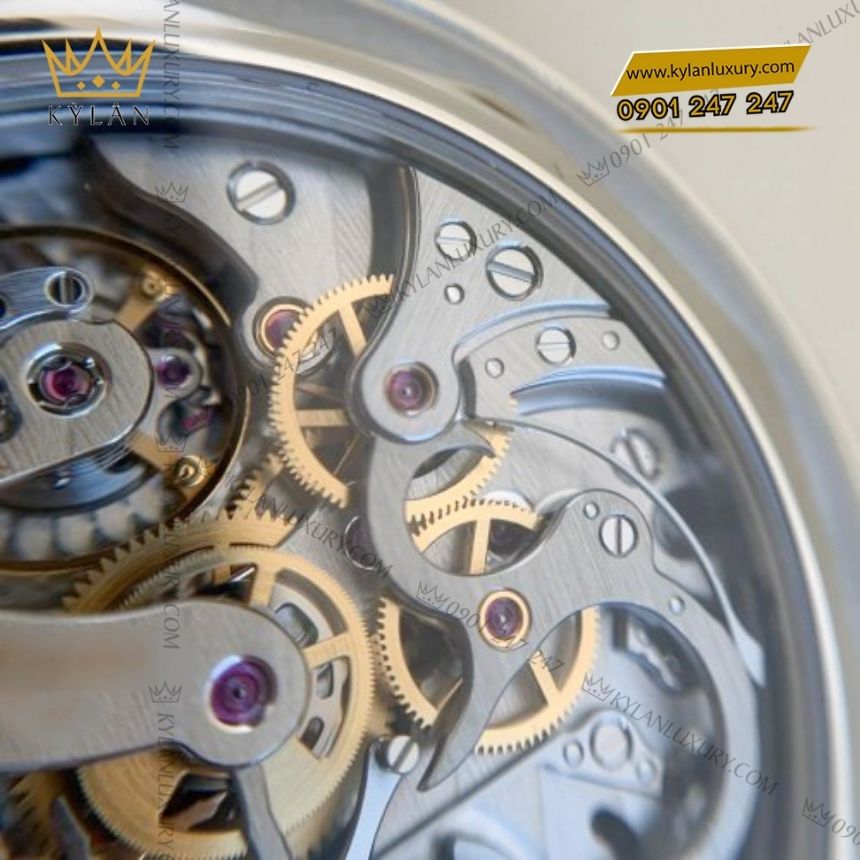 Kỳ Lân Luxury patek philippe 5271p 010 platinum 12 Đồng hồ Patek Philippe Platinum mặt số đen 5271P-010