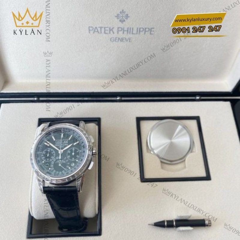 Đồng hồ Patek Philippe Platinum mặt số đen 5271P-010