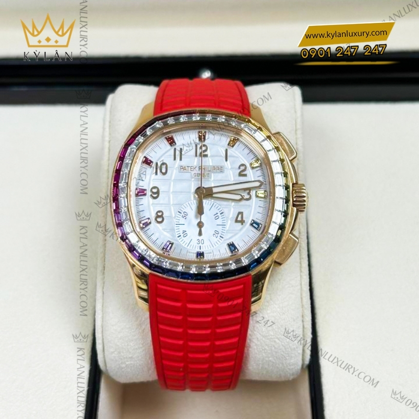 Kỳ Lân Luxury patek philippe aquanaut luce rainbow chronograph 7968 300r 001 7 1 Đồng hồ Patek Philippe Aquanaut Luce Rainbow Chronograph 7968/300R-001
