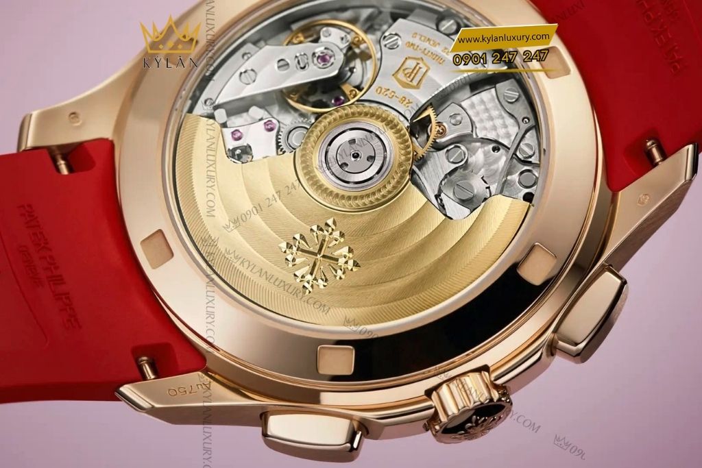 Kỳ Lân Luxury patek philippe aquanaut luce rainbow chronograph 7968 300r 001 7 Đồng hồ Patek Philippe Aquanaut Luce Rainbow Chronograph 7968/300R-001