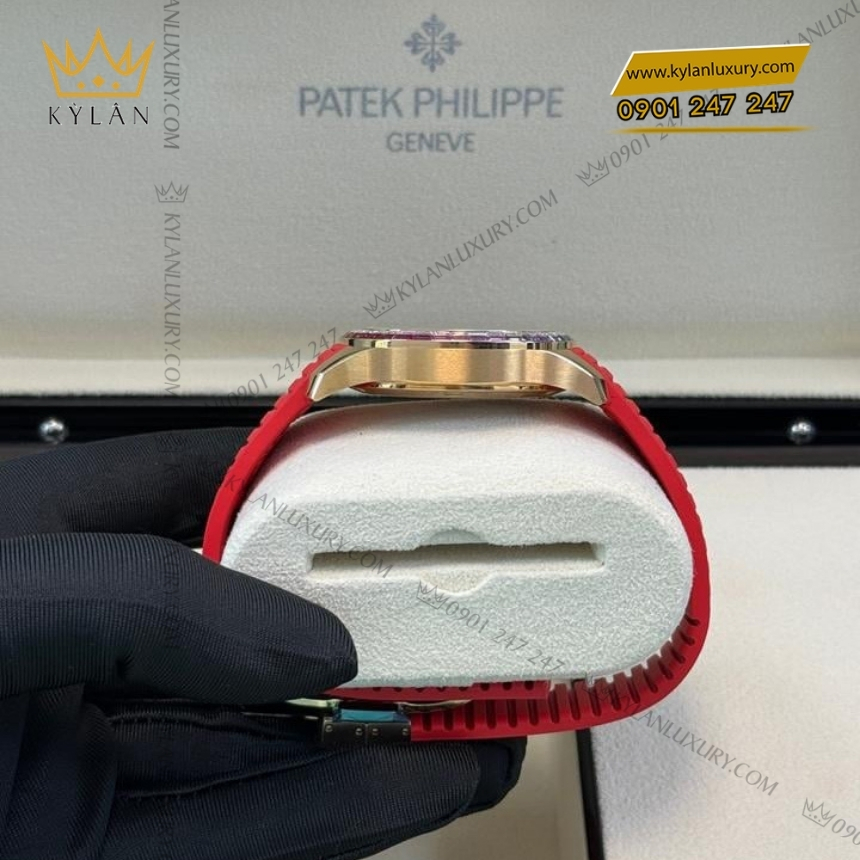 Kỳ Lân Luxury patek philippe aquanaut luce rainbow chronograph 7968 300r 001 9 1 Đồng hồ Patek Philippe Aquanaut Luce Rainbow Chronograph 7968/300R-001