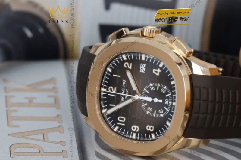 Đồng hồ Patek Philippe Aquanaut vàng hồng 5968R-001